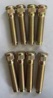 8Pcs M14*1.5 Serrated Front Wheel Lug Stud 610-490 15.7mm Knurl, 69.75mm Length Replacement for 2003