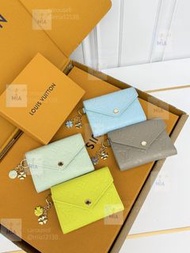 🎀全新配禮盒 Louis Vuitton LV Victorine 老花滿印 牛皮銀包 錢包 卡包 零錢包Wallet, card bag, change wallet