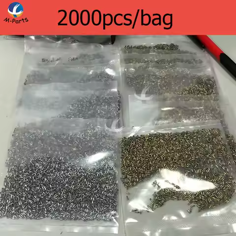 2000pcs / Lot Bottom Screw For iPhone 4 4S 5 5S 6 6S Plus 7 8 Plus X XS XR Max 5C + Skid Proof Paint