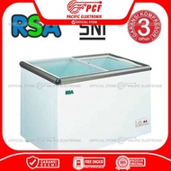 Box Freezer Freezer Sliding Flat Glass RSA 171Liter XS-200 / XS200
