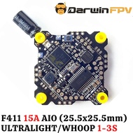 DarwinFPV Darwin F411 FC + 15A ESC 1-3S AIO Ultralight/Whoop Darwin 25.5×25.5mm DW-F411 AIO