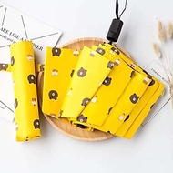 Ô Dù Hình Gấu Nhiều Màu Gấp Gọn Có Túi Đựng Chống Tia UV Và Chống Thấm Nước Cực Tốt (Giao Mẫu Ngẫu N