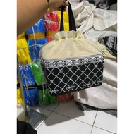 (1 DOZEN = 12 PCS) LV Drawstring Hajatan Bag CHANEL/ 22x22 Cm Rice Box Bag/ Spunbond Bag/ Shopping B
