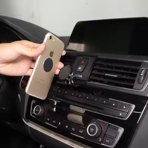 For BMW F22 F23 F30 F31 F34 F32 F33 F34 F35 F36 F80 F82 F83 F87 M4 13-19 Black Car Air Vent Mobile P