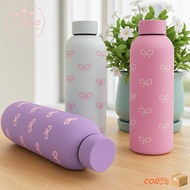 Ainacup - 500ml Aesthetic Coquette Drinking Bottle Tumbler