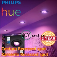 Philips HUE Smart Centura/ Xamento recessed spot light with HUE smart Color GU10 400lm bulb