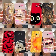 Phone Case for Samsung Galaxy A5 2016 A5 (2017) / Samsung A7 2017 Case Silicone Soft Matte Cute Cart