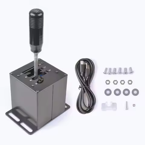 AM-PC USB H Gear Shifter For Logitech G27 G29 G25 G920 For Thrustmaster T300RS/GT Shift Knob ETS2 Si