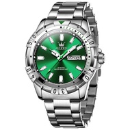 OLEVS 5560 Quartz Business Watch For Men Waterproof Stainless Steel Band Men Wristwatches Calendar W
