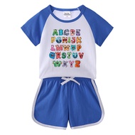 2026 Children's Clothing Summer New Style Men Women Baby Hot Pants Short-Sleeved T-Shirt Shorts Casu