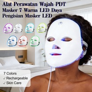Charging LED Face Mask 7 Colors Photon PDT Therapy User