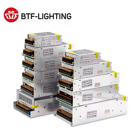 5V 12V 24V Switch LED Power Supply Transformer for WS2812B SK6812 1A 2A 3A 5A 6.5A 8.5A 10A 12.5A 16