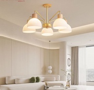 Lampu Plafon LED Modern Dengan Kap Lampu Kain Putih Foyer Untuk Dekorasi Kamar Tidur