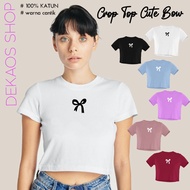 CROP TOP RIBBON BOW CUTE CROP TOP CUTE KOREAN CROP TOP CUTE RIBBON CROP TOP CUTE KOREAN CROP TOP DEK