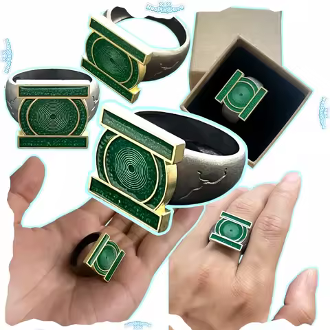 2026 Lanterns Green Lantern Army Green Lantern Ring Metal CosDC American TV Series Merchandise Cospl
