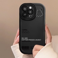 Cute cartoon little ghost Casing For Realme RENO 4 Lite 5F Realme 11X C67 12X OPPO A93 A94 C25Y C21Y