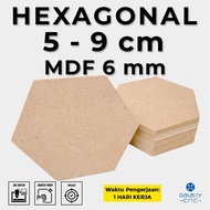 Hexagonal Thickness 6 mm - 5 cm 6 cm/ 7 cm/ 8 cm/ 9 cm/ - 6 mm MDF - Custom MDF Plywood Board