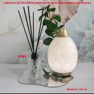 ขวดใส่น้ำหอม น้ำหอมในห้อง  ขวดแก้วลายคริสตัล ขวดแก้ว Diffuser แจกันหอม แจกันใส่น้ำหอม ขวดใส่ก้านไม้ห