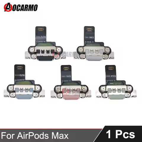 Aocarmo For AirPods Max 2020 Max2 2024 Lightning Charger Dock Charging Port Flex Cable Repair Part