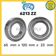 6213ZZ 6213RS 6213 Ball Bearing Deep Groove 65*120*23 mm