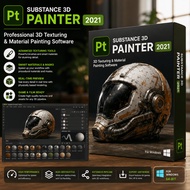 🔥 Substance 3D Painter 2021 For Windows | 3D Texturing Material Painting & Game Asset Design Softwar