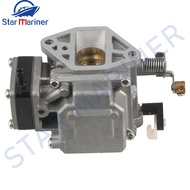 6B4-14301 Carburetor For Yamaha Outboard Motor 2T 9.9HP 15HP Earrow 15HP 6B4-14301-00 6B414301 Boat 