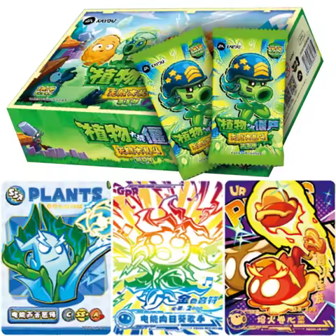 KAYOU Genuine Plants Vs. Zombies Card Amazing Nature Journey Series: Endless Brawl Vol.5 Game Collec