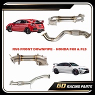 RV6 DOWNPIPE FRONT PIPE HONDA CIVIC KF8 FL5