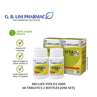 (EXP: 9-OCT-2026) Bio-Life Vita D3 1000iu 60 TABLETS ONE OR 2 BOTTLES