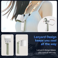 JAMAY Fan Portable Turbo Fan High Speed kipas mini Foldable Hand fan cooler 199 Level  LED Display 3