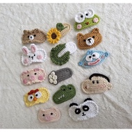 Handmade wool hair clip(b2)