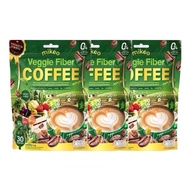 (เซต3ห่อ)Mikeo coffee cocoa Veggie fiber กาแฟ มิเกว สูตรใหม่ กาแฟผัก กาแฟโสมและโกโก้