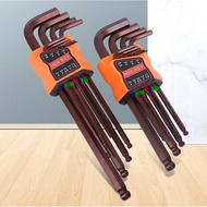 9pcs L Type Allen Key Double-End Hex Wrench / HEX KEY 9PCS ALLEN KEY / L Type Allen Key Hex Wrench