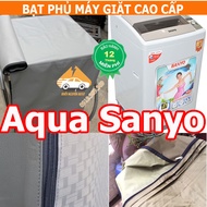 Bạt phủ máy giặt Aqua Inverter Cửa Ngang Lồng Ngang Cao Cấp Vải Dù 3 Lớp Siêu Bền Chống Mưa Nắng Nón