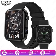 LIGE | LIGE พร้อมกล้องสามารถถ่ายภาพและวิดีโอ Smart Watch หน่วยความจํา 512Mb สําหรับบันทึกเพลงท้องถิ่