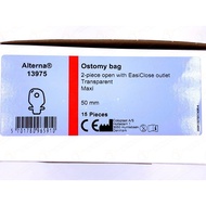 Coloplast Alterna Free Transparent 50mm 2 Piece 15's 13975
