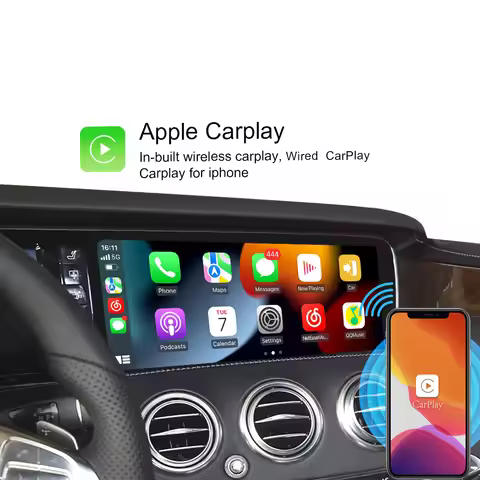 Hualingan android13 adapter touch screen for Mercedes S class W222 ntg5.0 2014-2018 wireless Apple C
