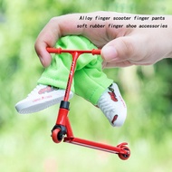 Alloy Finger Scooter Finger Toy Skateboards With Pants Finger Scooter Toy And Shoes Tools Finger Toy For Gift Mini Skateboard E8G6