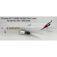 Emirates B777-300ER A6-ANV New Livery By Gemini Jets 1:400 Scale