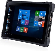 HEIGAOLA 10.1 INCH Rugged Tablet Windows 10 Pro,Intel Quad-Core 8GB RAM/128 GB ROM,IP67 Waterproof,16000mAh/3.7V Battery,BT 4.2,Dual Wi-Fi