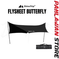 Shinetrip Flysheet Thickened Hexagonal Butterfly Shaped  A462 Tarp Canopy Camping