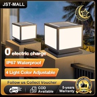 Outdoor Pillar Lights Warmtaste Led Lampu Solar Pillar Lights Outdoor Waterproof Garden Lamp Solar C