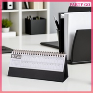 📅 2026 Flip Calendar Desk Organizer 15 Months 1Pc (Oct 2025 - Dec 2026)