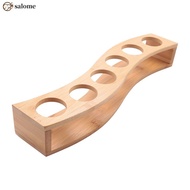 Shot Glass Holder Set-1Oz/30Ml Shot Glass Set Bamboo Shot Glass Holder, 6Pcs Shot Glass Set, Perfect