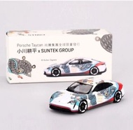 MINI GT/保時捷/Porsche/小川耕平插畫塗裝限量聯名款