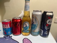 Ooha荔枝乳酸味汽水Cocacola無糖可樂藍妹啤酒1664啤酒