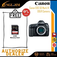 Canon EOS 5D Mark IV/5DIV/5DMARK4 DSLR Camera (Body Only) (Canon Malaysia 3 Years Warranty)(INSTALLMENT AVAILABLE)