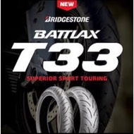 TYRE BRIDGESTONE BATTLAX T33 120/70-17 160/60-17 180/55-17 190/55-17