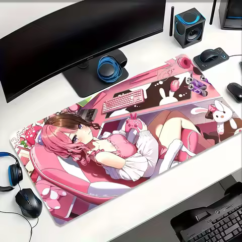 VSPO H-HinanoS T-TachibanaS Mouse Pad Non-slip Lockedge Gaming Desktop MousePad Large Thickened Comf