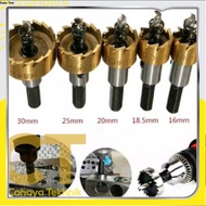 MATA BOR PELUBANG BESI KAYU PLASTIK METAL HOLESAW CARBIDE HSS SET 5pcs